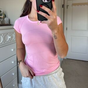 Lululemon Pink Swiftly Tech T-shirt